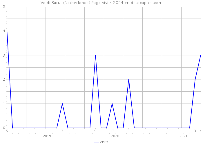 Valdi Barut (Netherlands) Page visits 2024 