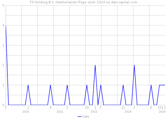 FS Holding B.V. (Netherlands) Page visits 2024 