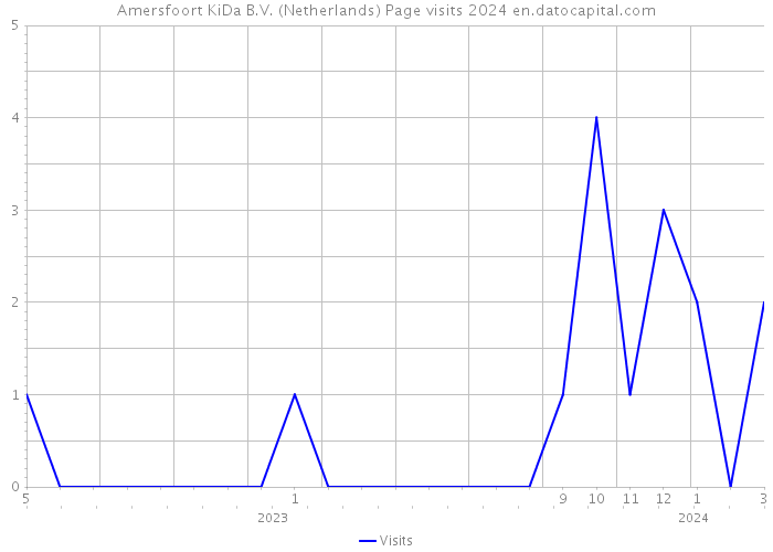Amersfoort KiDa B.V. (Netherlands) Page visits 2024 