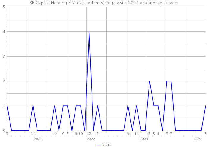 BF Capital Holding B.V. (Netherlands) Page visits 2024 
