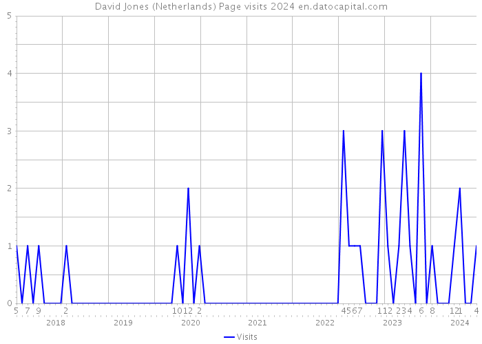 David Jones (Netherlands) Page visits 2024 