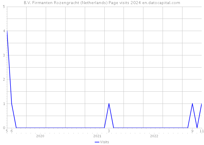 B.V. Firmanten Rozengracht (Netherlands) Page visits 2024 