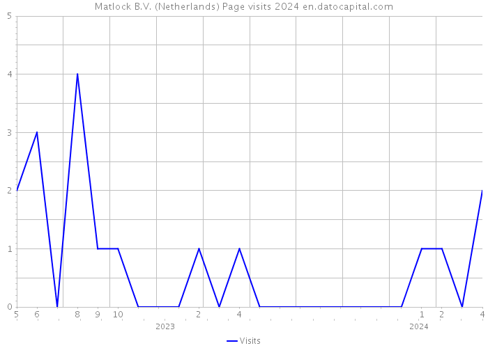 Matlock B.V. (Netherlands) Page visits 2024 