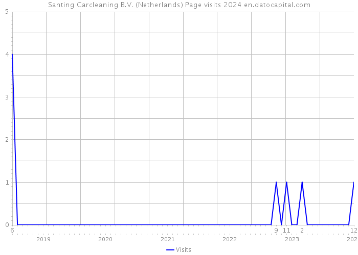 Santing Carcleaning B.V. (Netherlands) Page visits 2024 