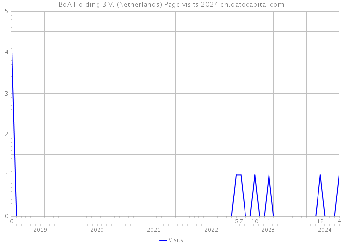 BoA Holding B.V. (Netherlands) Page visits 2024 