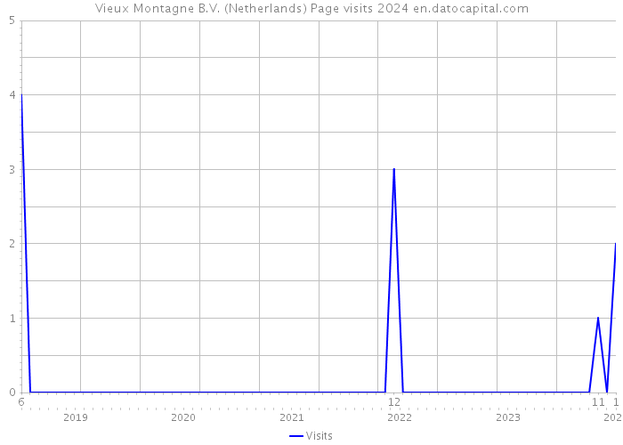 Vieux Montagne B.V. (Netherlands) Page visits 2024 