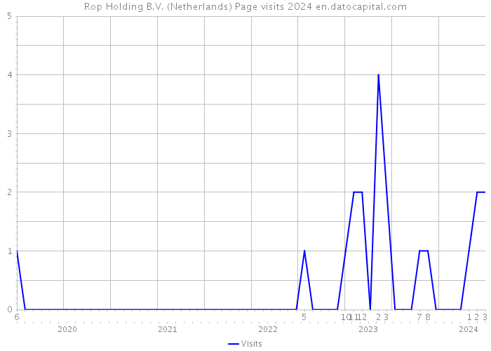 Rop Holding B.V. (Netherlands) Page visits 2024 