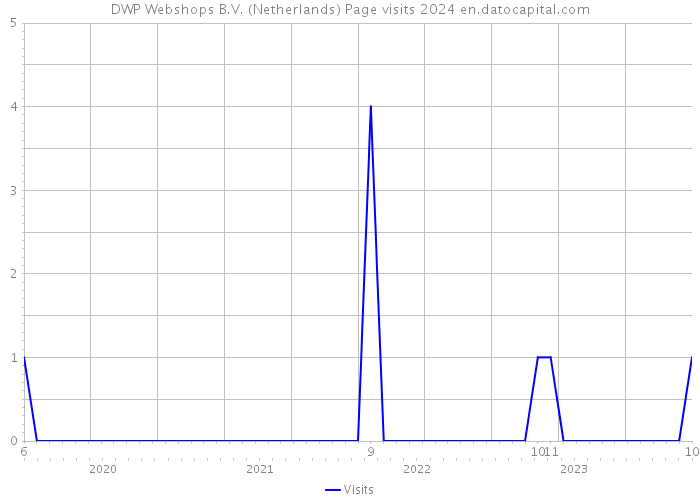 DWP Webshops B.V. (Netherlands) Page visits 2024 