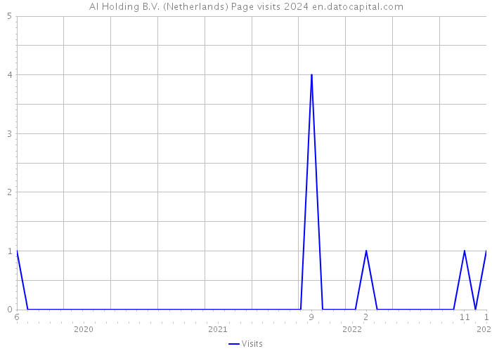 AI Holding B.V. (Netherlands) Page visits 2024 