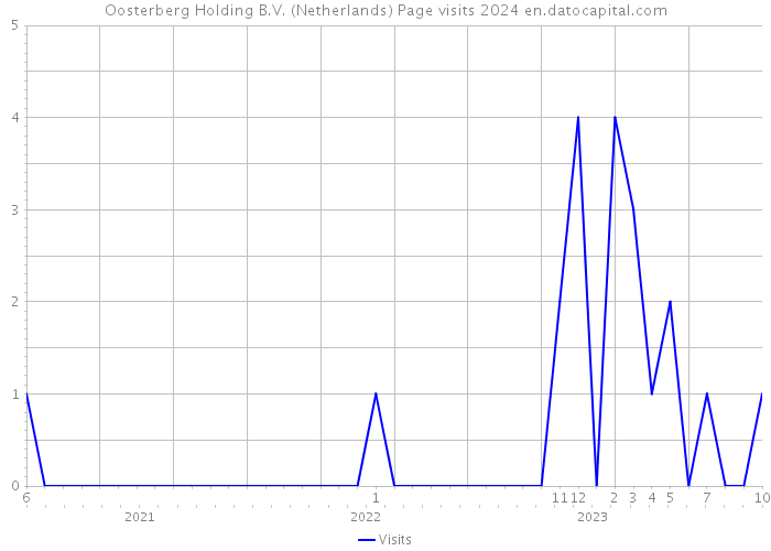 Oosterberg Holding B.V. (Netherlands) Page visits 2024 
