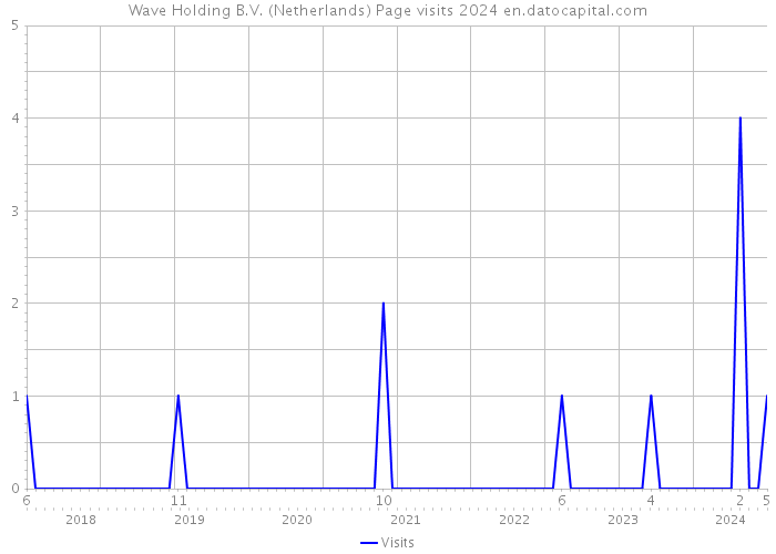 Wave Holding B.V. (Netherlands) Page visits 2024 