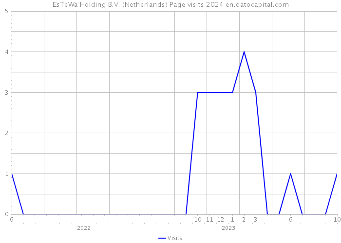 EsTeWa Holding B.V. (Netherlands) Page visits 2024 