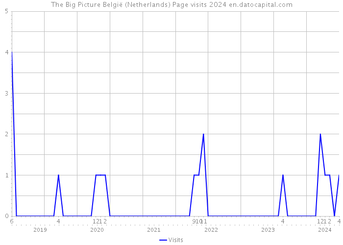 The Big Picture België (Netherlands) Page visits 2024 