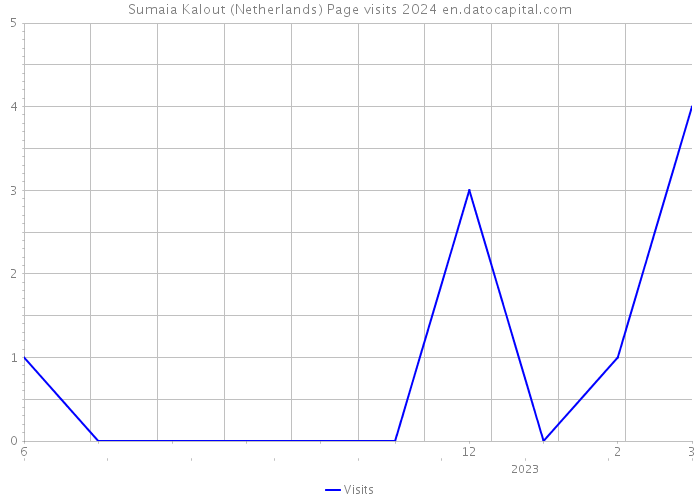 Sumaia Kalout (Netherlands) Page visits 2024 