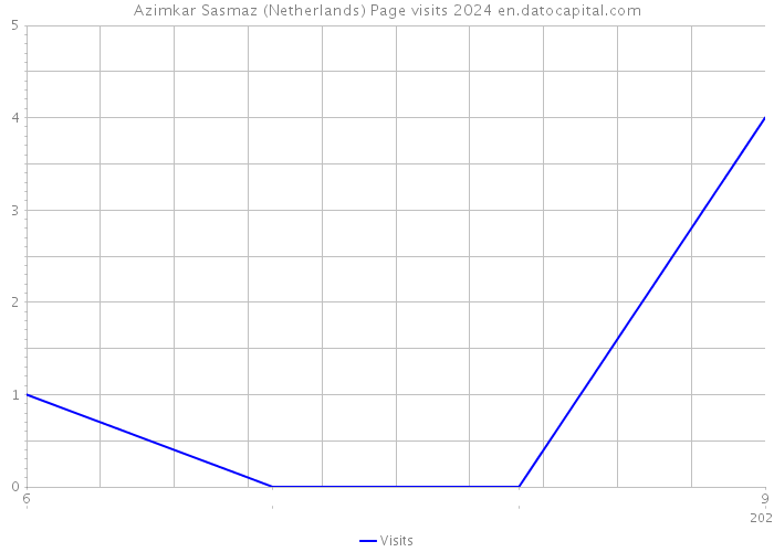 Azimkar Sasmaz (Netherlands) Page visits 2024 