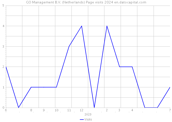 GO Management B.V. (Netherlands) Page visits 2024 