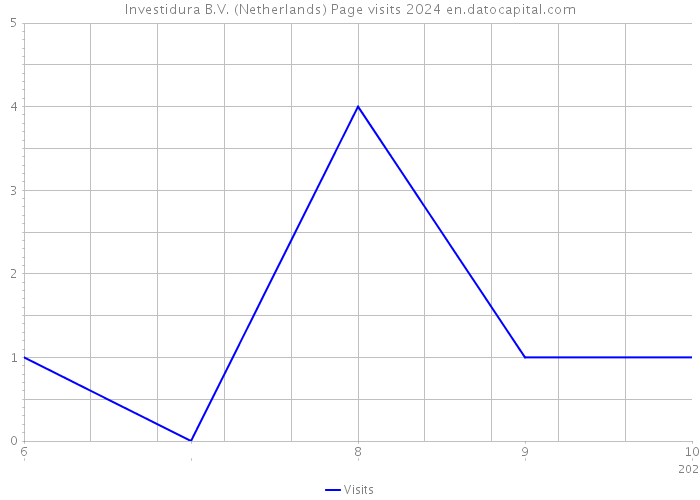 Investidura B.V. (Netherlands) Page visits 2024 