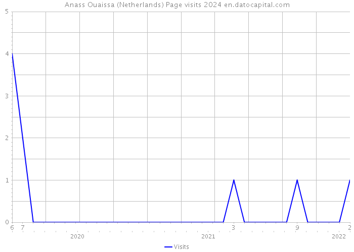 Anass Ouaissa (Netherlands) Page visits 2024 