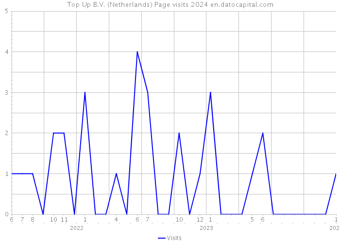 Top Up B.V. (Netherlands) Page visits 2024 
