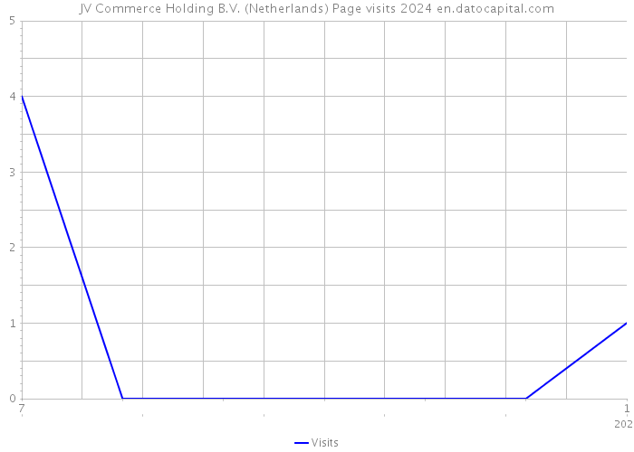 JV Commerce Holding B.V. (Netherlands) Page visits 2024 