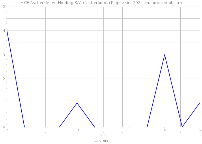 MCE Aschersleben Holding B.V. (Netherlands) Page visits 2024 