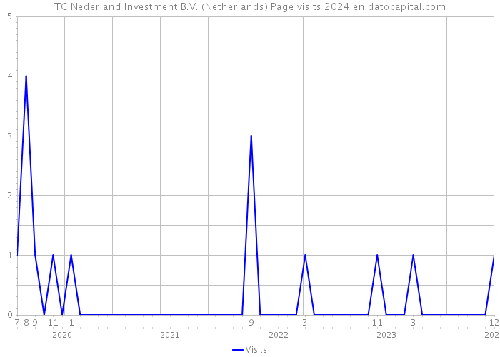 TC Nederland Investment B.V. (Netherlands) Page visits 2024 
