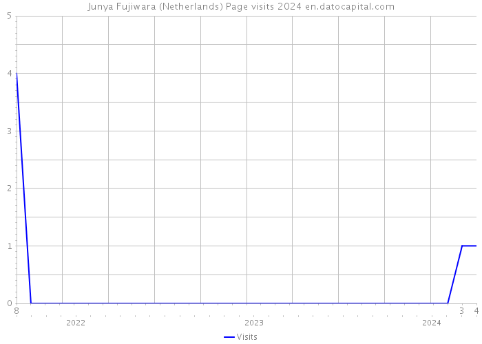 Junya Fujiwara (Netherlands) Page visits 2024 