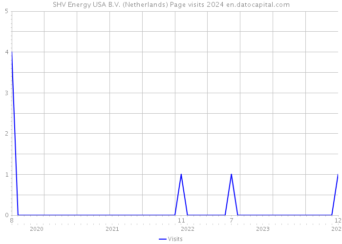 SHV Energy USA B.V. (Netherlands) Page visits 2024 