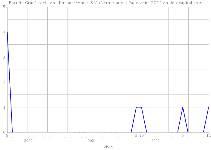 Bort de Graaf Koel- en Klimaattechniek B.V. (Netherlands) Page visits 2024 