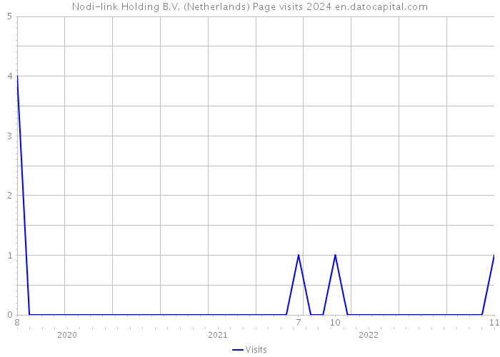 Nodi-link Holding B.V. (Netherlands) Page visits 2024 