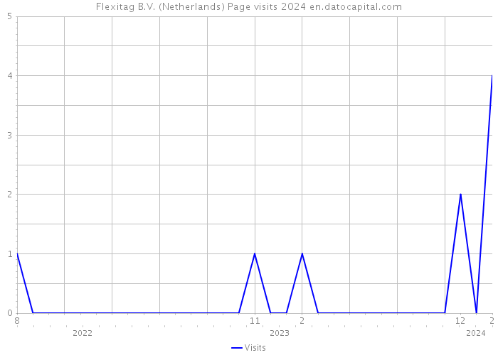 Flexitag B.V. (Netherlands) Page visits 2024 