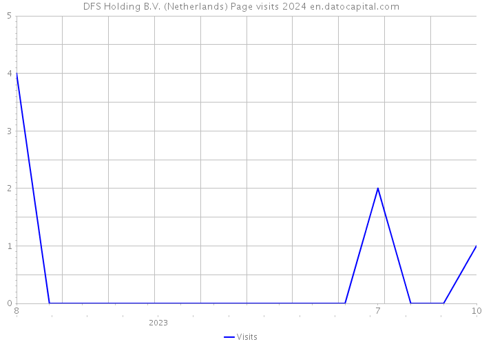 DFS Holding B.V. (Netherlands) Page visits 2024 