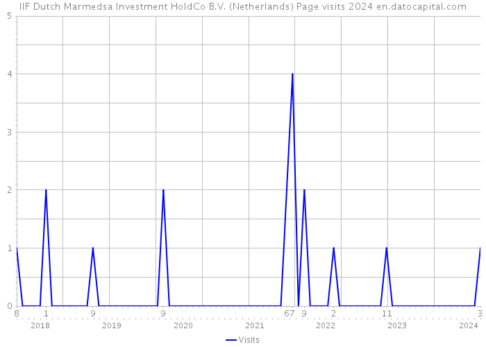 IIF Dutch Marmedsa Investment HoldCo B.V. (Netherlands) Page visits 2024 