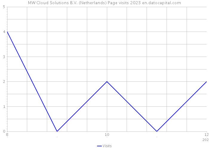 MW Cloud Solutions B.V. (Netherlands) Page visits 2023 