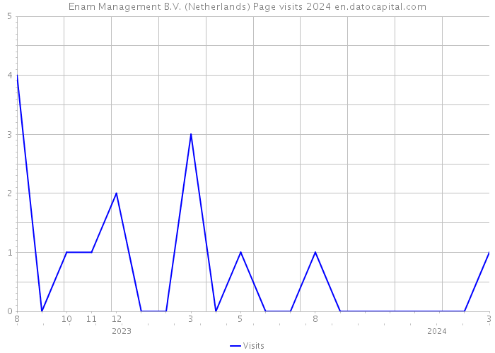 Enam Management B.V. (Netherlands) Page visits 2024 