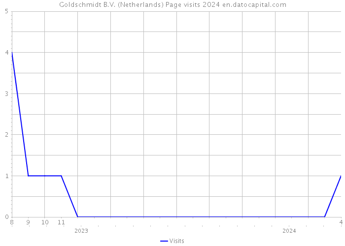 Goldschmidt B.V. (Netherlands) Page visits 2024 