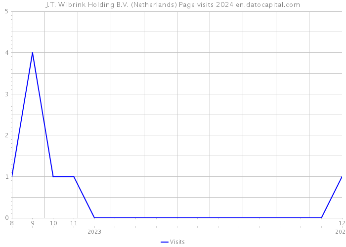 J.T. Wilbrink Holding B.V. (Netherlands) Page visits 2024 