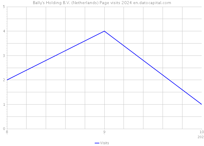 Bally's Holding B.V. (Netherlands) Page visits 2024 
