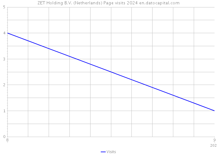 ZET Holding B.V. (Netherlands) Page visits 2024 