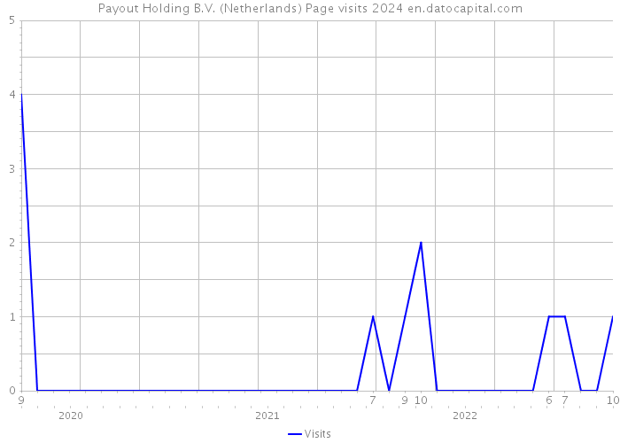 Payout Holding B.V. (Netherlands) Page visits 2024 