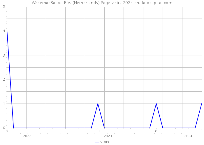 Wekema-Balloo B.V. (Netherlands) Page visits 2024 