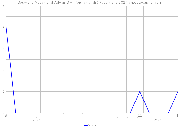 Bouwend Nederland Advies B.V. (Netherlands) Page visits 2024 