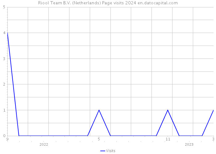 Riool Team B.V. (Netherlands) Page visits 2024 