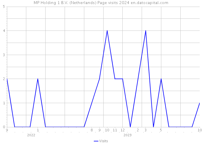 MP Holding 1 B.V. (Netherlands) Page visits 2024 