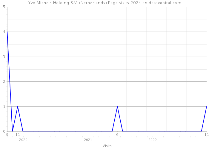 Yvo Michels Holding B.V. (Netherlands) Page visits 2024 
