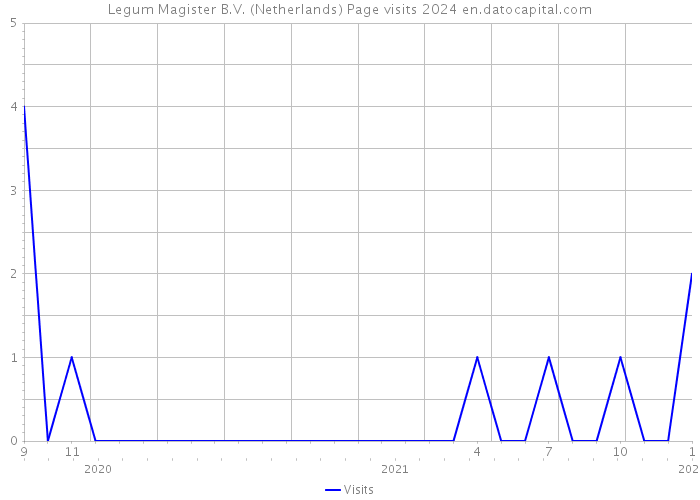 Legum Magister B.V. (Netherlands) Page visits 2024 