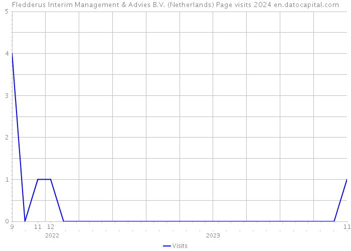 Fledderus Interim Management & Advies B.V. (Netherlands) Page visits 2024 