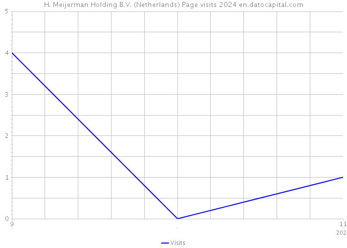 H. Meijerman Holding B.V. (Netherlands) Page visits 2024 