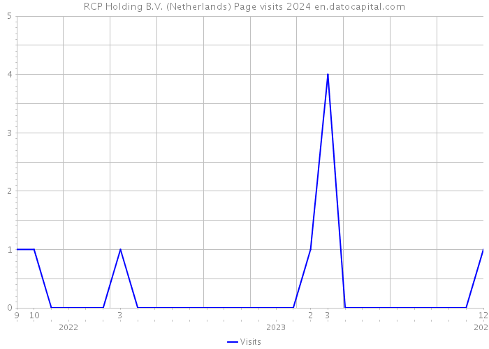RCP Holding B.V. (Netherlands) Page visits 2024 