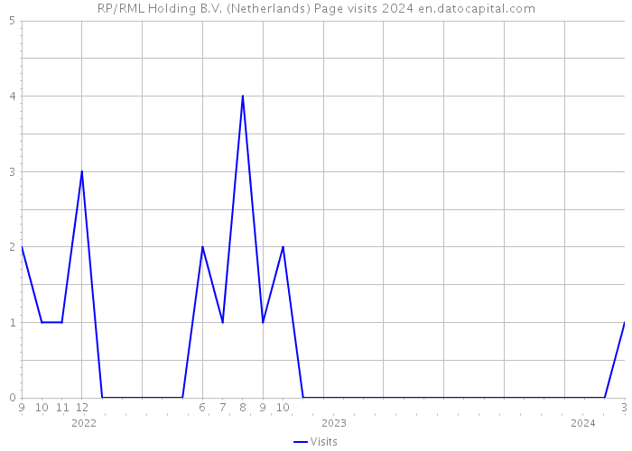 RP/RML Holding B.V. (Netherlands) Page visits 2024 